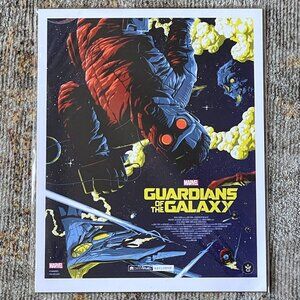 Marvel "Guardians Of The Galaxy" Geek Fuel Exclusive 8"X10 Print includes COA